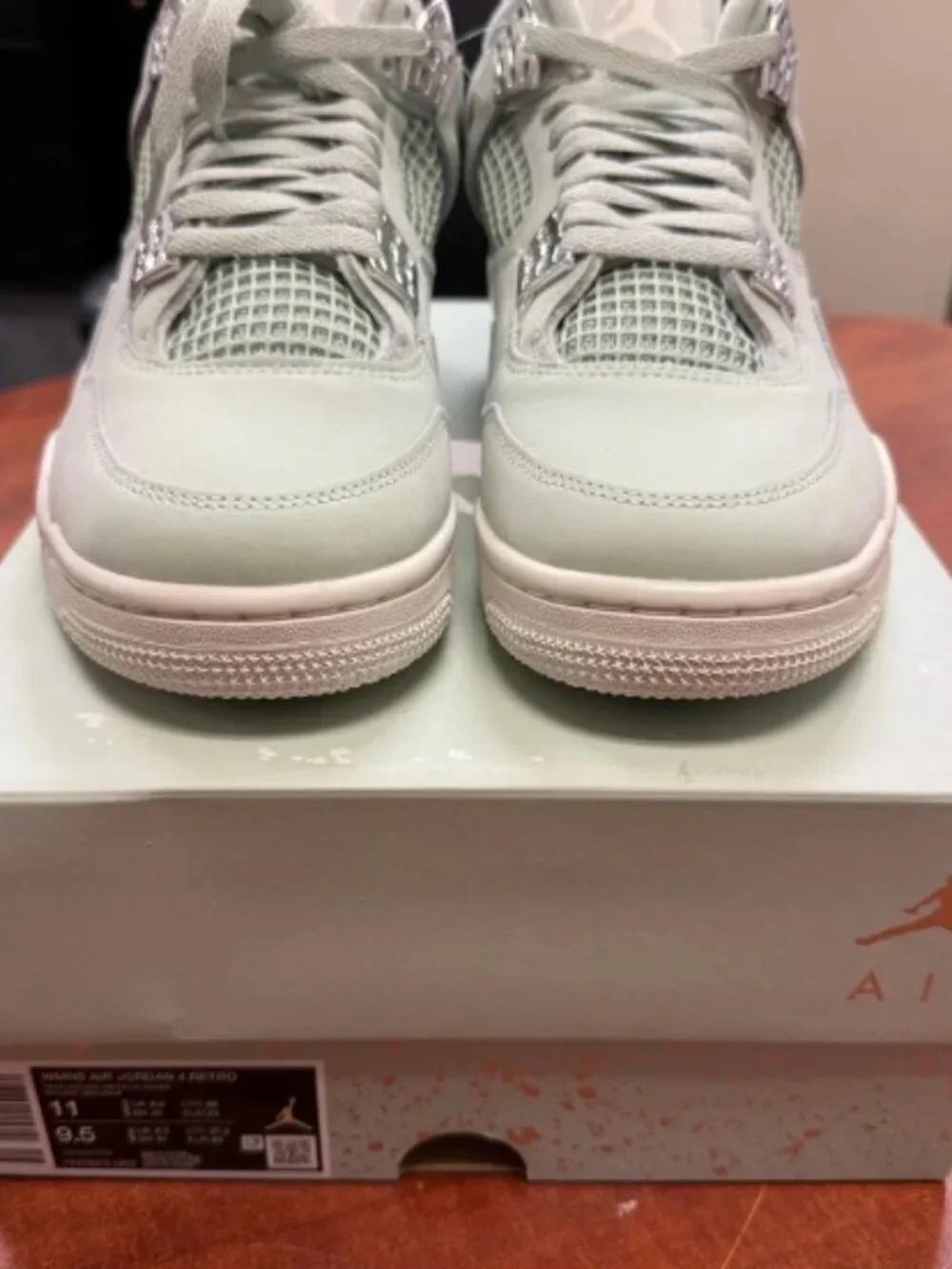 Nike Air Jordan 4 Retro Seafoam Sail Silver